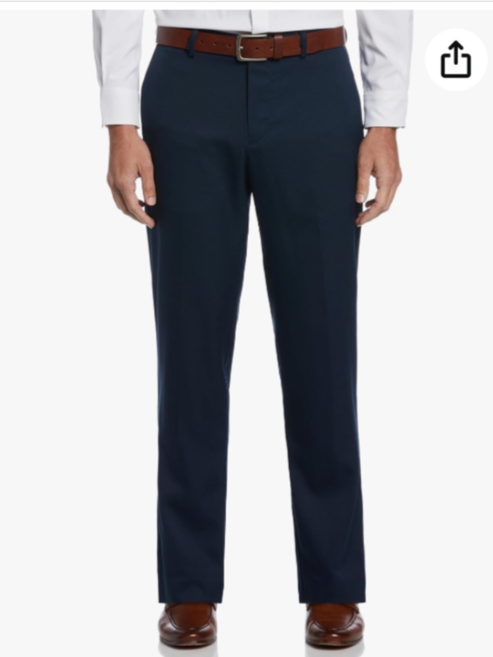 Perry Ellis Silky Twill Casual Dress Pants Sz 42W/32 L in Total Eclipse
